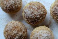 Snickerdoodle Donut-Muffin Bites