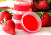 Vibrant Strawberry Lime Margarita Jellies