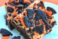Decadent Orange ButterScream Oreo Brownies