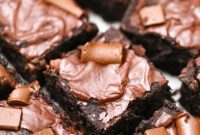 Decadent Fudgy Chocolate Brownies