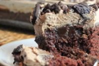 Oreo Fudge Burst Chocolate Poke Cake