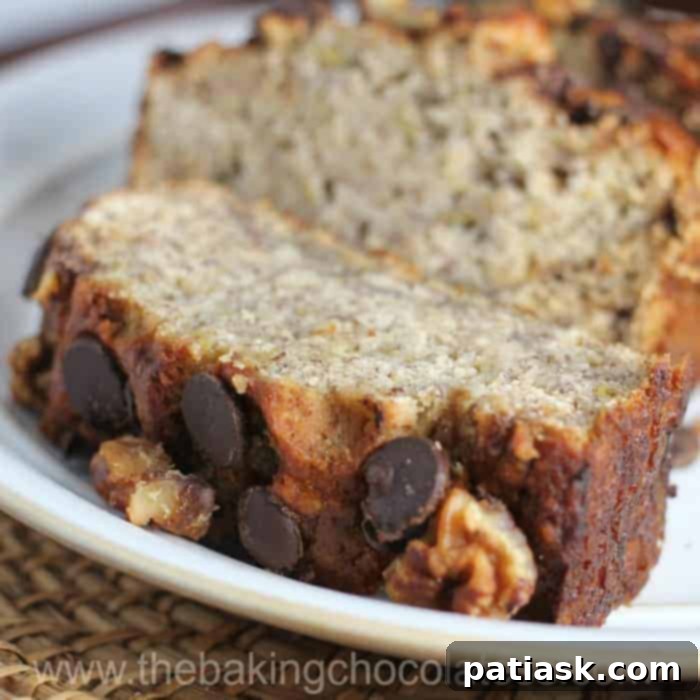 Irresistible Chocolate Chip Banana Nut Bread 1 featured 12541