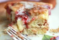 Cinnamon-Swirled Raspberry Coffee Cake