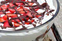 Decadent Strawberry Brownie Trifle