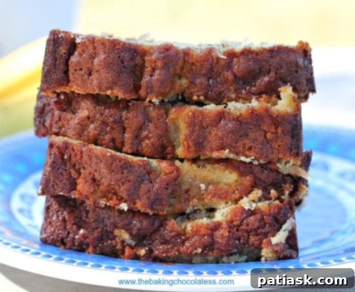 Tropical Pineapple Coconut Banana Bread 1 featured 15550