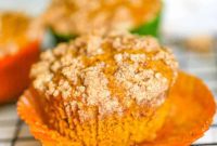 Spiced Pumpkin Crumble Muffins