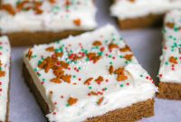 Spiced Gingerbread Bars