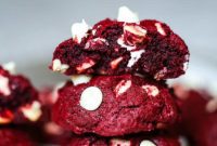 NYC Bakery Red Velvet Levain Cookies