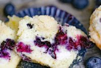 Decadent Blueberry Cream Cheese Muffins