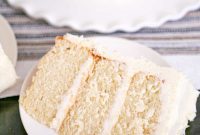 Luscious Vanilla Cake with Vanilla Buttercream