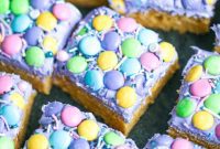 Sparkling Mermaid Cookie Bars