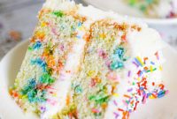 Kaleidoscope Sprinkle Cake
