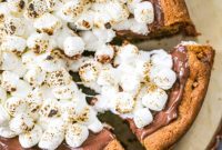 S’mores Cookie Cake