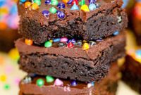 Star-Dusted Fudge Squares