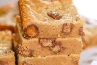 Irresistible Peanut Butter Cup Blondies