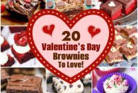 20 Valentine’s Day Brownies to Melt Hearts
