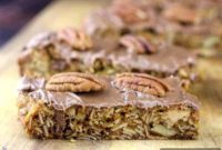 Decadent Caramel Pecan Chocolate Oat Squares
