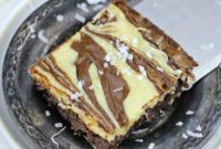 Nutella Coconut Swirl Cheesecake Brownies
