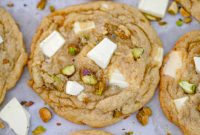 Gourmet White Chocolate Pistachio Cookies