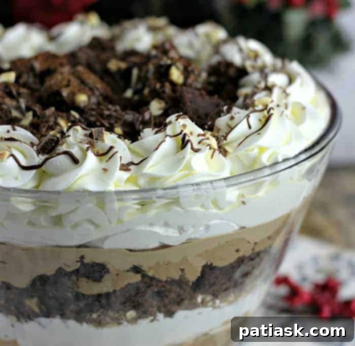 Decadent Milk Chocolate Hazelnut Brownie Mousse Trifle 1 featured 22493