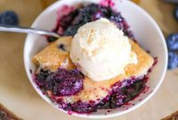 Irresistible Homemade Blueberry Cobbler