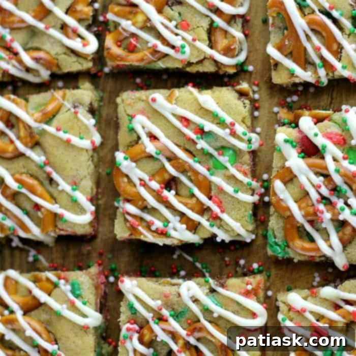 Sweet and Salty M&M Pretzel Bars 1 featured 22891