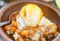 Rustic Apple Cobbler with Buttery Biscuit Topping