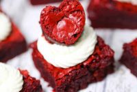 Bite-Sized Red Velvet Brownie Bliss