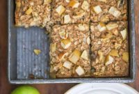 Apple Cinnamon Walnut Baked Oatmeal: Protein & Fiber Packed