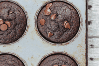 Decadent Healthy Double Chocolate Muffins