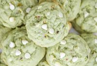 Velvet Pistachio Pudding Cookies