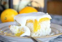 Dazzling Lemon Poke Cake