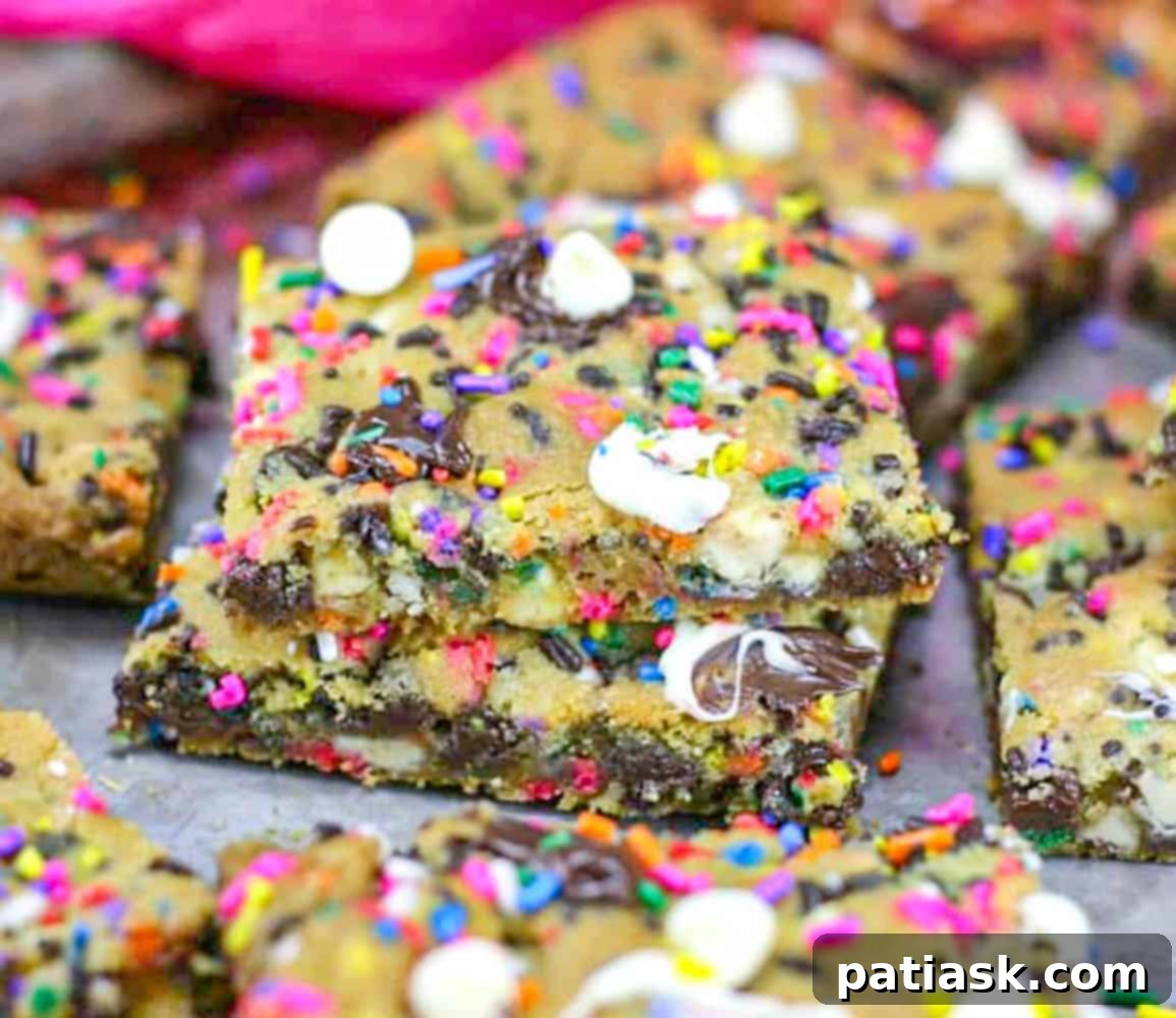Party Funfetti Chocolate Chip Bars 1 featured 23768