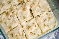 Autumn Apple Spice Cake with Creamy Caramel