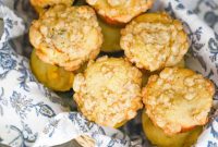 Juicy Peach Muffins with Optional Streusel