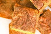 Perfect Autumn Snickerdoodle Bars