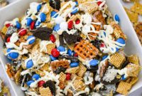 Red White and Blue Chex Crunch