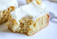 Tangy and Moist Banana Bars