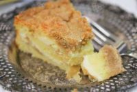 Apple Cream Cheese Swirl Streusel Cake