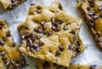 Spiced Pumpkin Chocolate Chip Cookie Bars