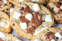 Ultimate Gooey S’mores Chocolate Chip Cookies