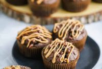 Decadent Chocolate Peanut Butter Muffins