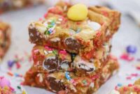 Cadbury Creme Egg Blondies