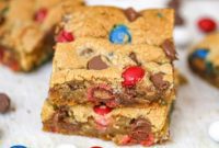Stars and Stripes Candy Dot Cookie Bars