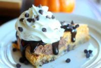 Marbleized Pumpkin Chocolate Cheesecake