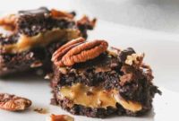 Decadent Turtle-Filled Brownies