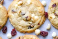 Irresistible White Chocolate Cranberry Cookies