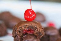 Decadent Chocolate Cherry Drops