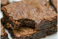Effortlessly Fudgy Homemade Brownies
