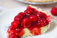 Velvet Raspberry Vanilla Creme Pie